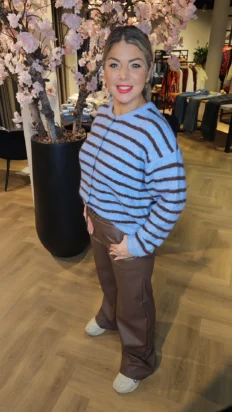 Senorita vest met strepen Pre Order 9/12