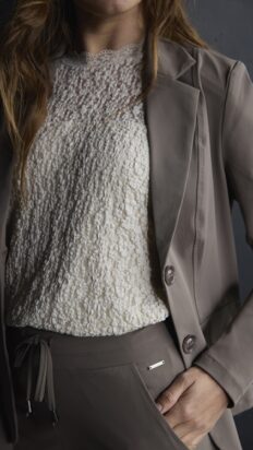 Mi Piaci Top Lace off white