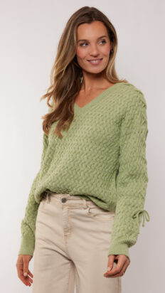 GMaxx Hadlee gebreide trui light moss