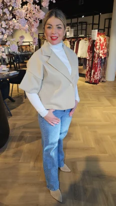 Senorita Boucle jas Beige