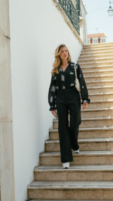 C&S Lyra blouse zwart