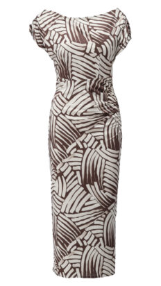 Kdesign C205 Off Sholder jurk met design PRE ORDER