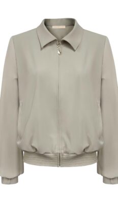 Triple Nine jas met gouden bies beige