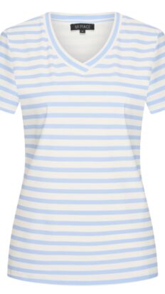 Mi Piaci Tshirt Lavender Stripe