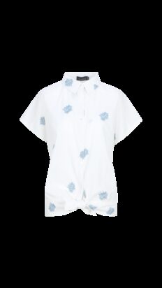 G-MAXX Arlise blouse off white blue