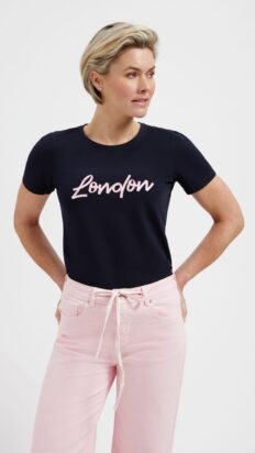 Lady Day London tshirt City Blue