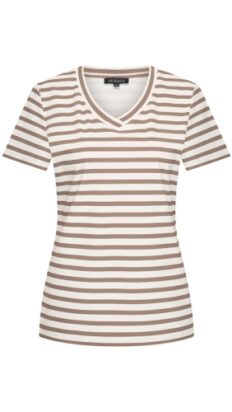 Mi Piaci t-shirt v hals stripe falcon
