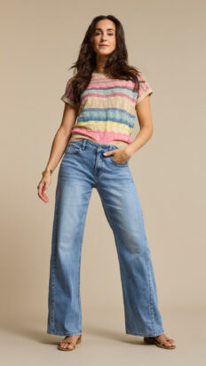 Red Button Claudette Slanted Seam Lightblue