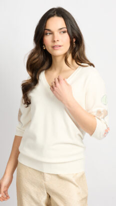 C&S Aaf trui wol wit