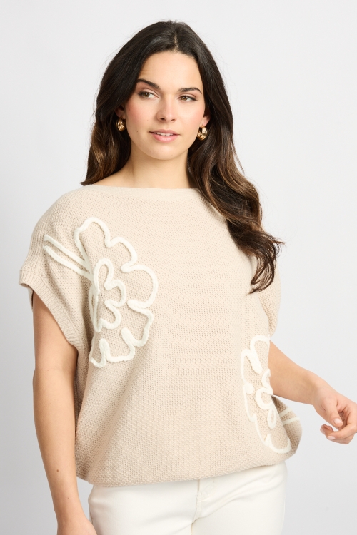 C&S Violet trui sand