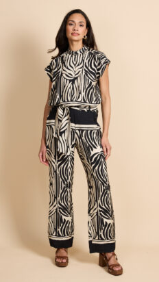 G-MAXX Isabel broek black-sand