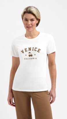 Lady Day Cherry t-shirt Simple white