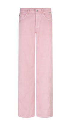 Red Button Claudette Satin Rose Slanted Seams L31