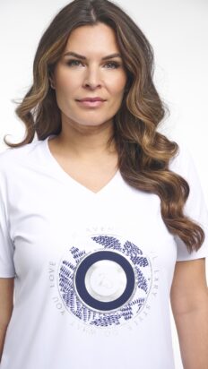 Zoso Jessy tshirt white navy