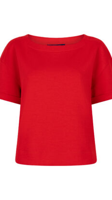 Red Button Skyler Scuba top rood