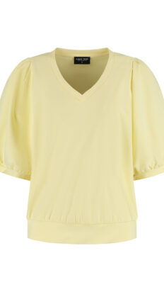 Lady Day Amie-V Butter yellow top
