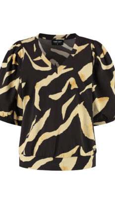 Lady Day Amie-V Pania print top