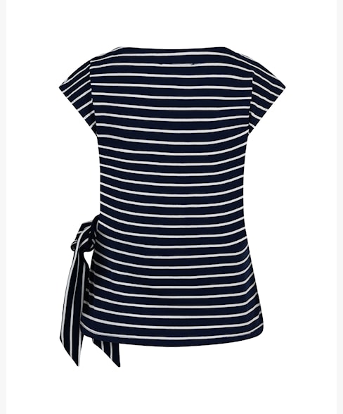 Red Button Terry Stripe top darkblue - Afbeelding 2