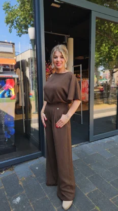 Amelie Amelie Afragola broek Bruin