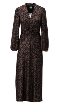 Kdesign D317 Maxi jurk met vhals & print
