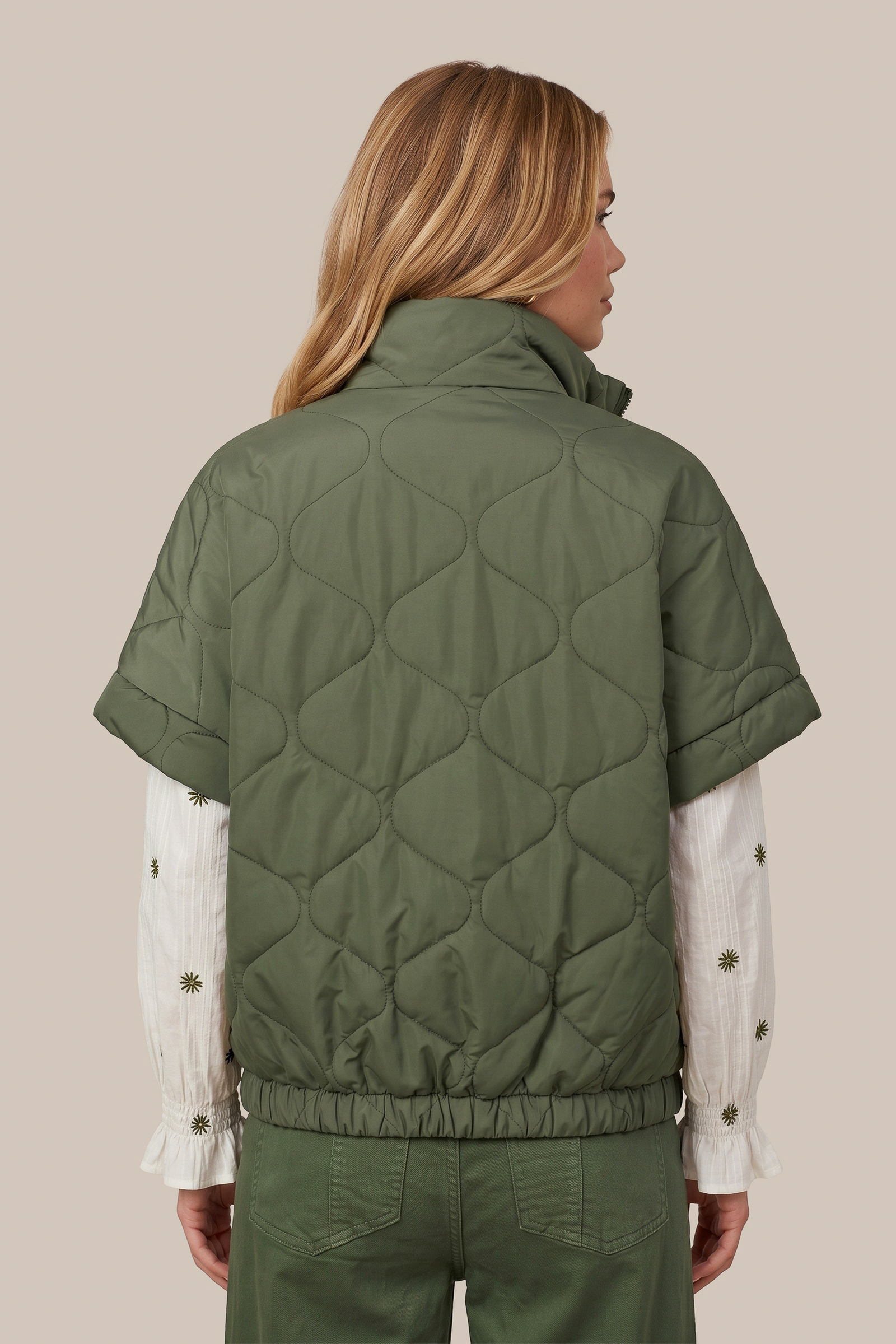 C&S Ondra Bodywarmer Groen - Afbeelding 2