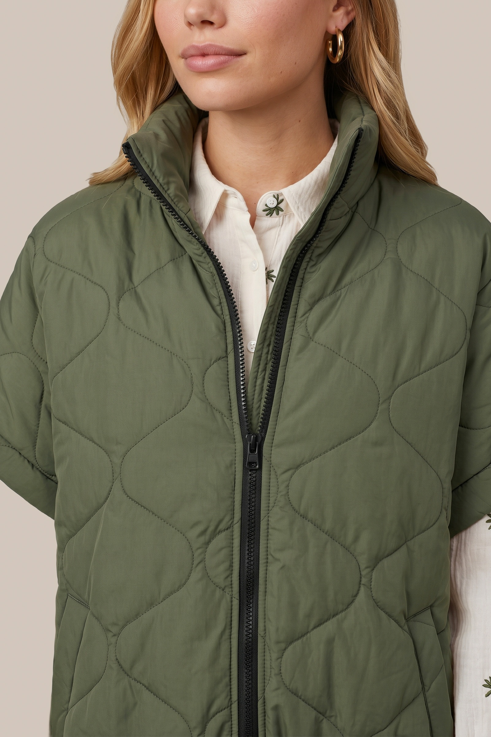 C&S Ondra Bodywarmer Groen - Afbeelding 3