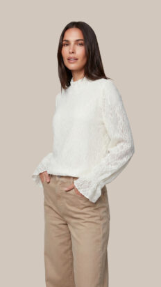 G-maxx Eabha Top wool white