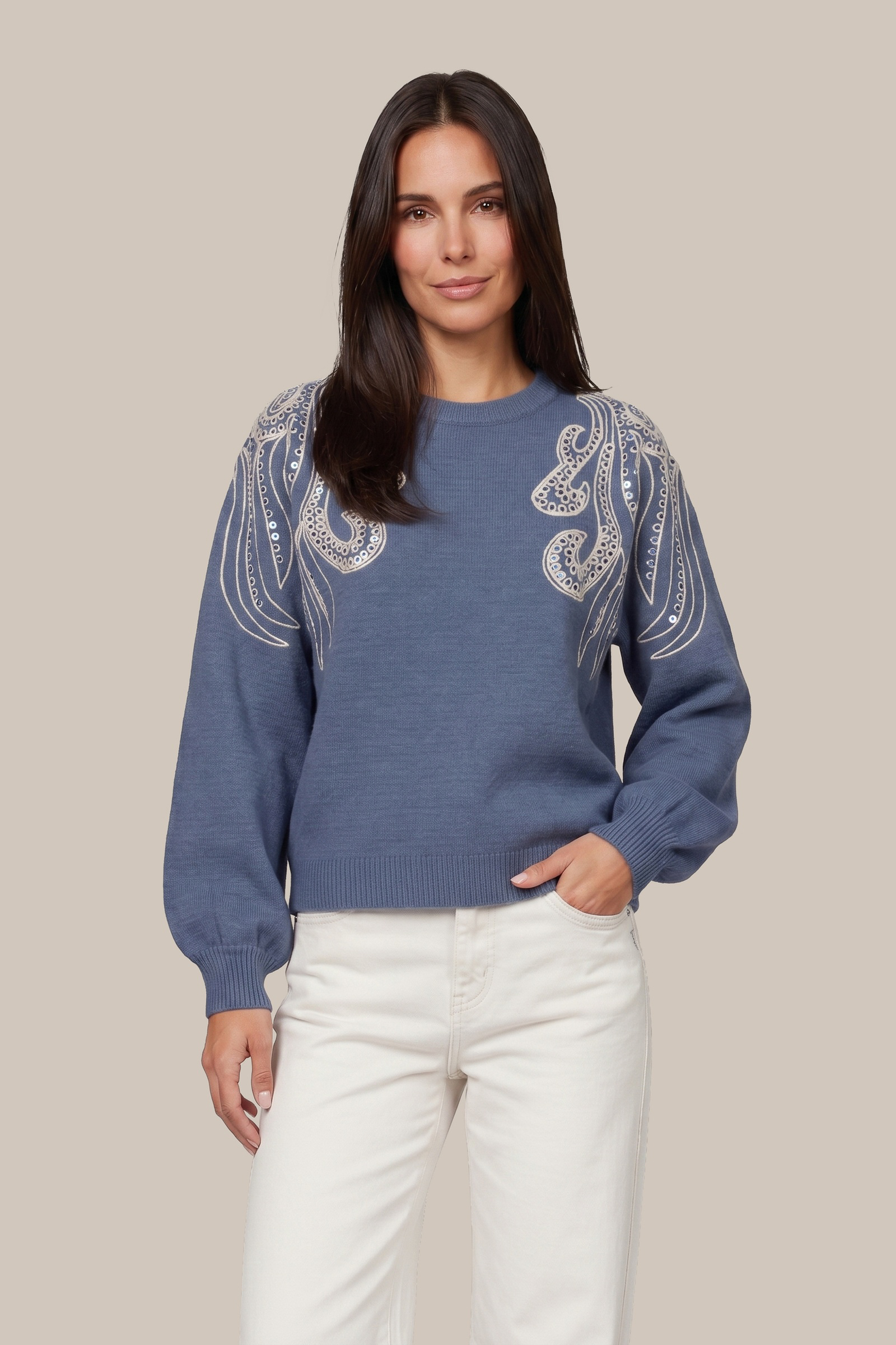 G-maxx Lilean Sweater Grisaille - Afbeelding 2