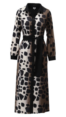 Kdesign D120 Maxi jurk met dierenprint