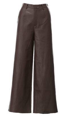 Kdesign D758 Leather look broek bruin