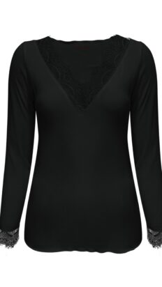 Triple Nine Top Cashmere Zwart