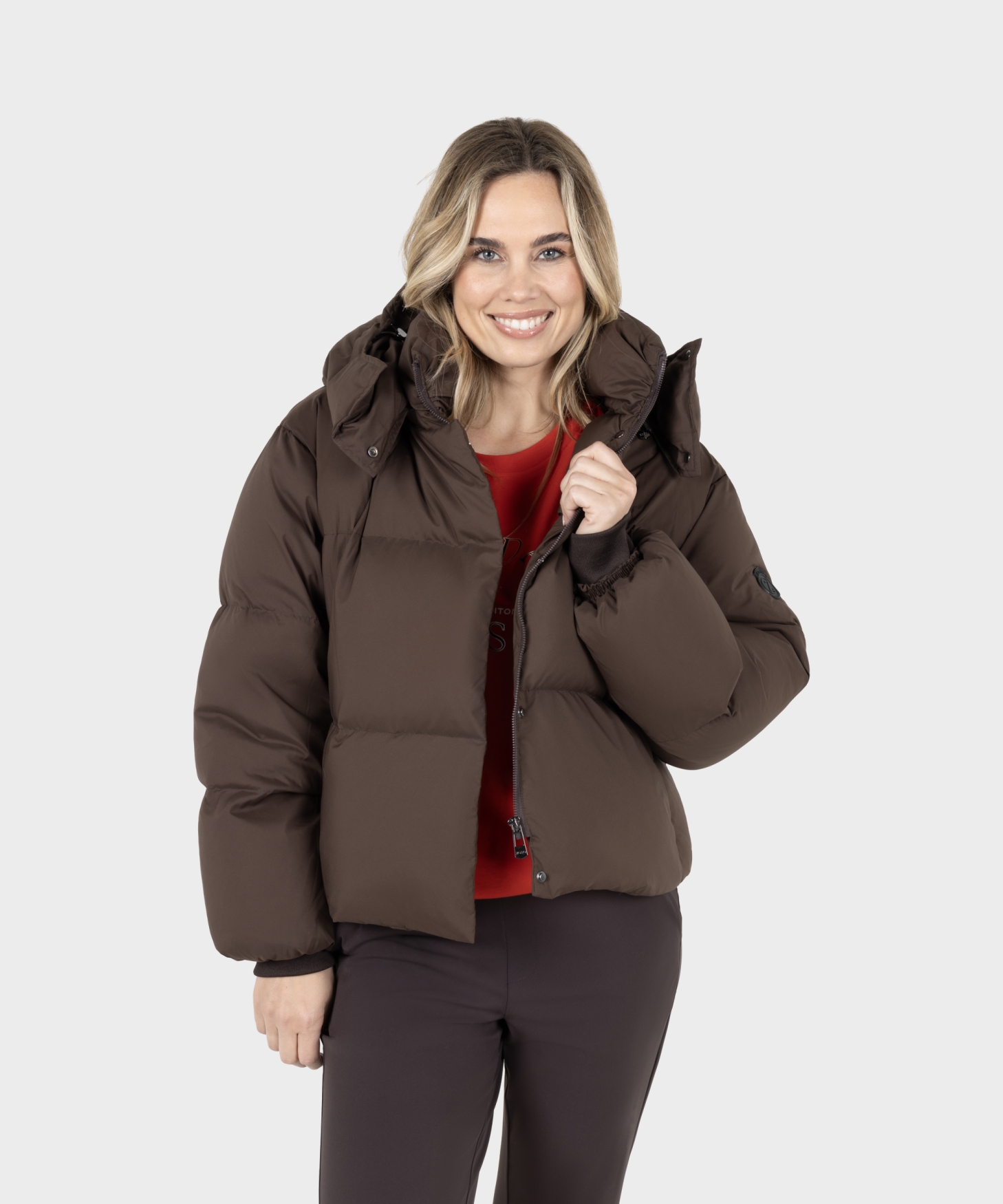 Zoso Chloe jas espresso 264 - Afbeelding 2