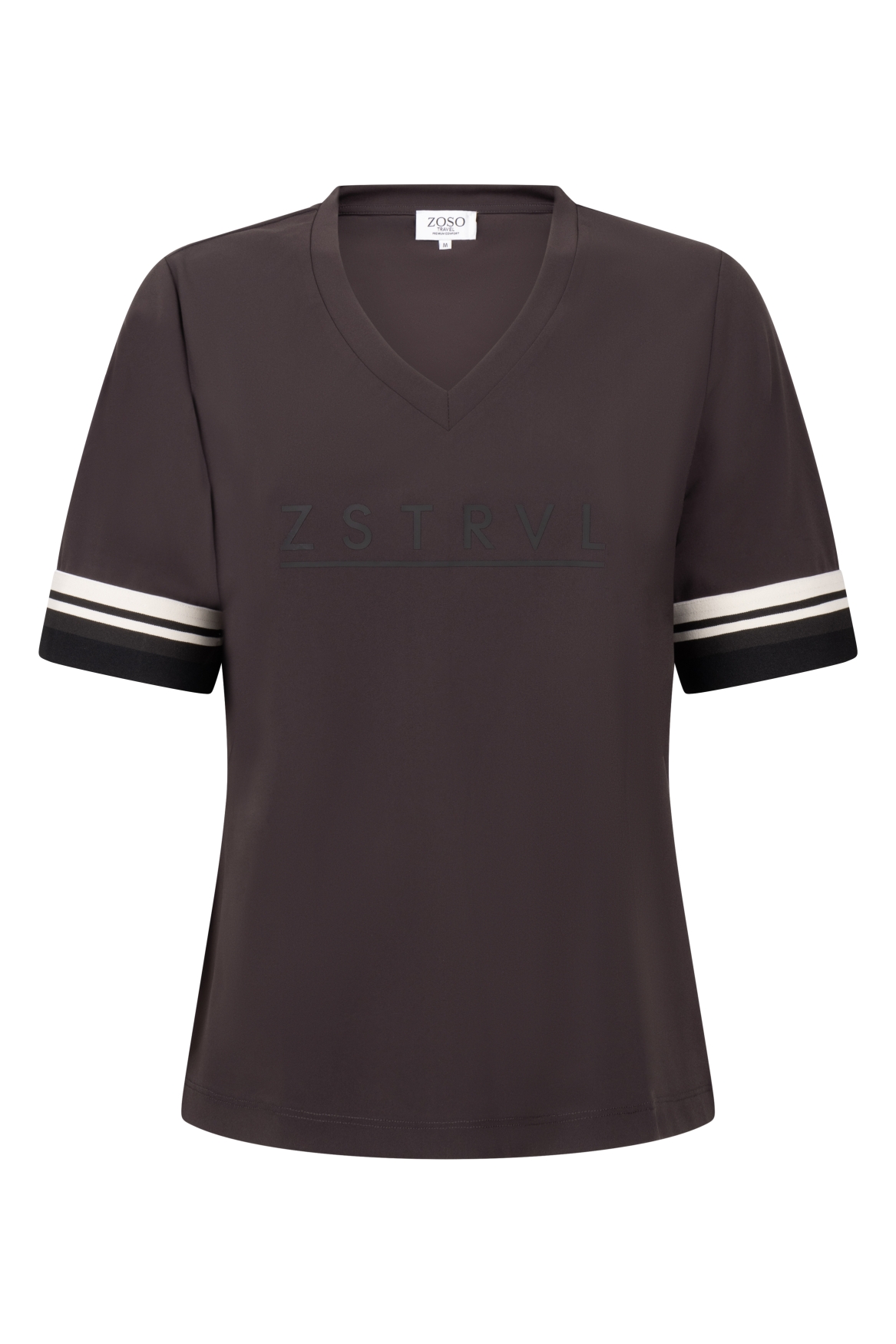 Zoso Desiree espresso T shirt 264