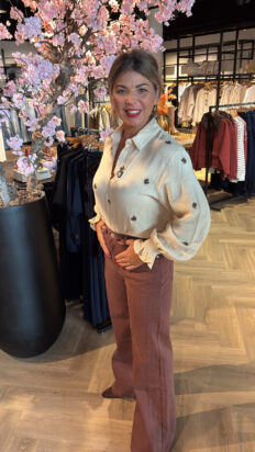 C&S Lancy blouse Sand/Mocha
