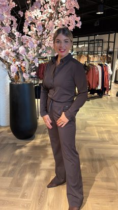 Mi Piaci Espresso Blouse