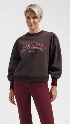 Lady Day Mon Amelie sweater dark brown