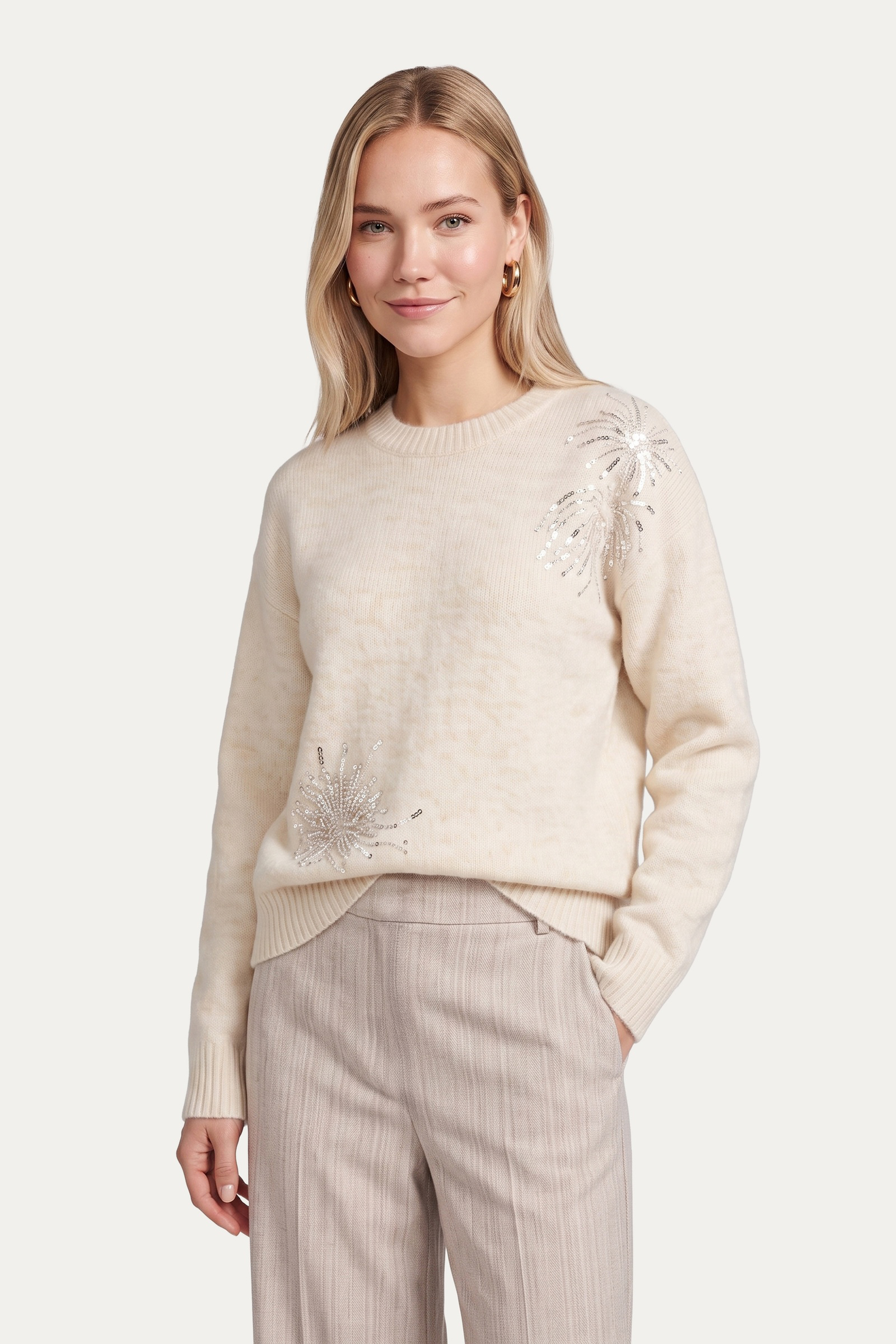 C&S Keisie trui sand - Afbeelding 4
