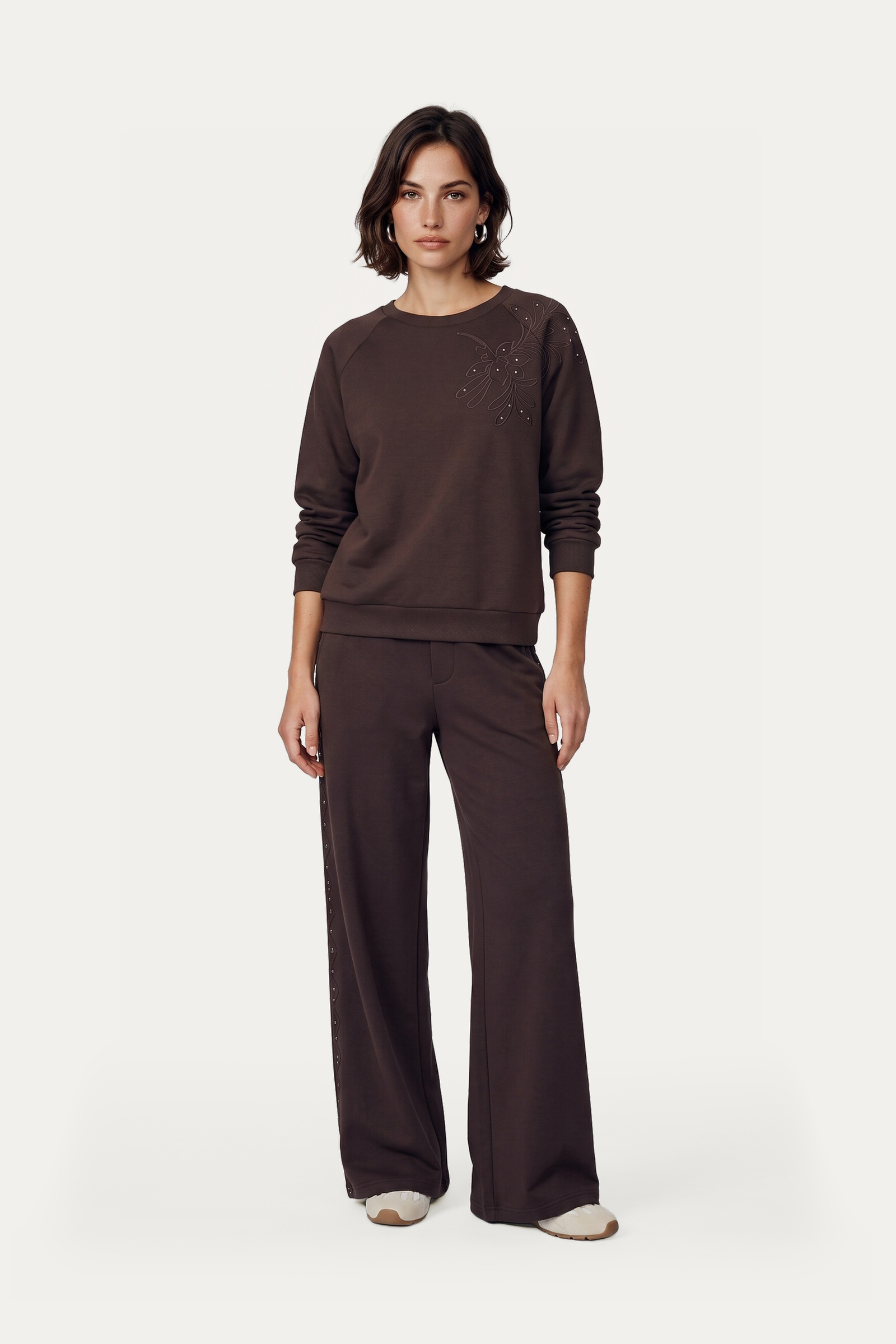 C&S Pazia broek dark chocola
