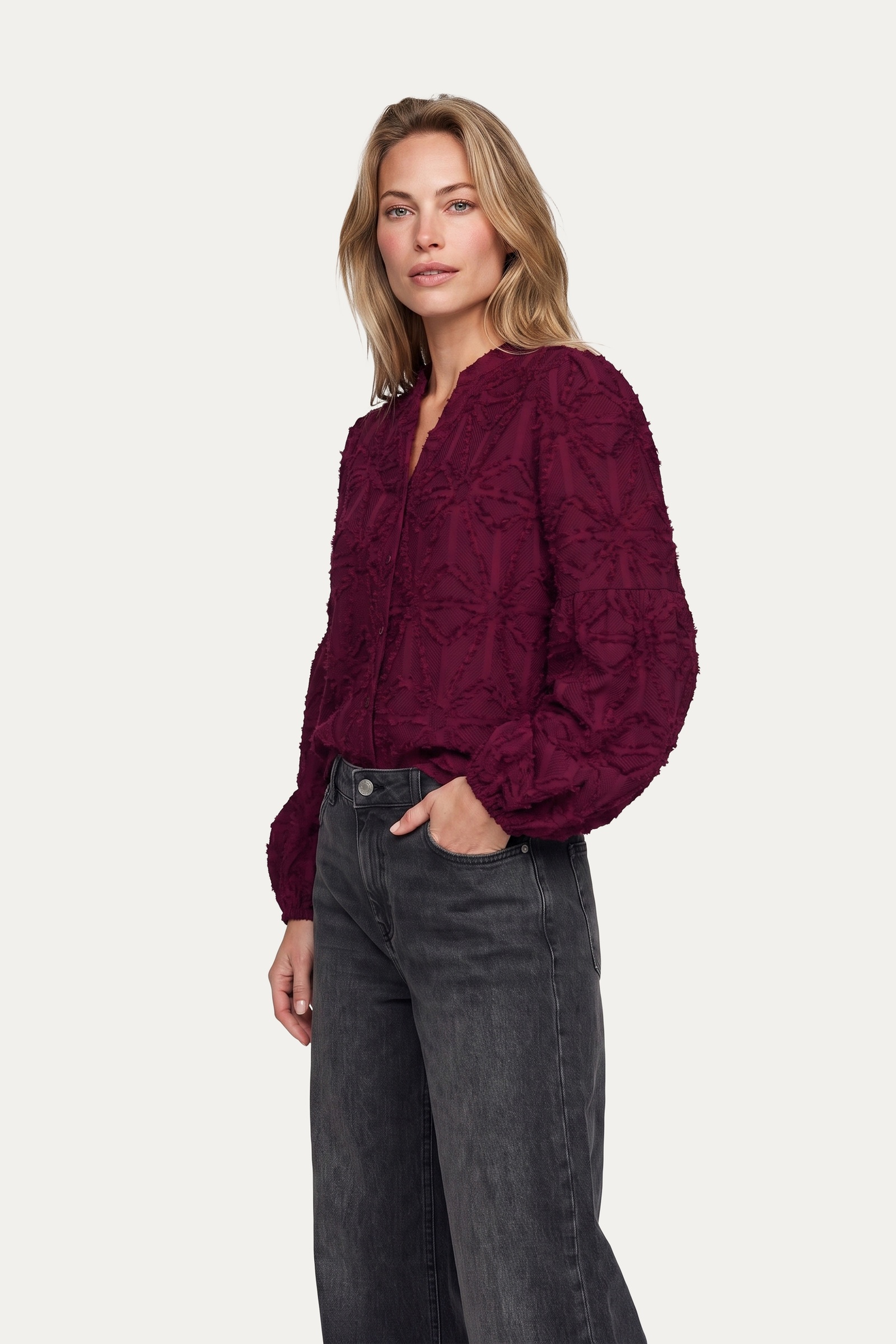 Gmaxx Araminta Blouse Warm Aubergine - Afbeelding 2