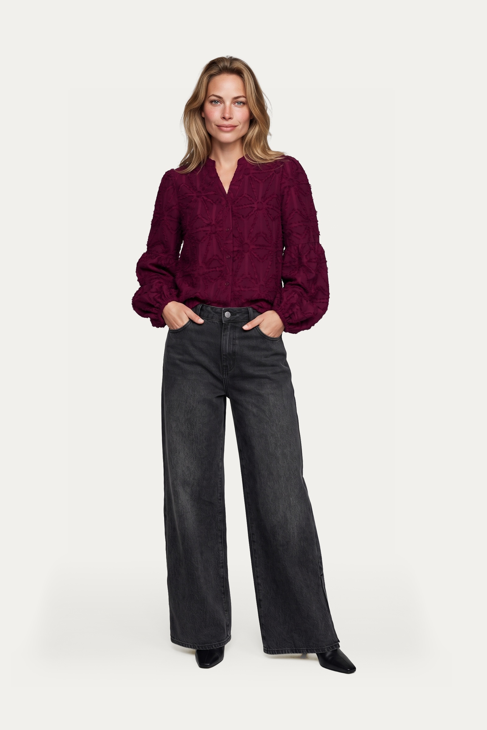Gmaxx Araminta Blouse Warm Aubergine - Afbeelding 4
