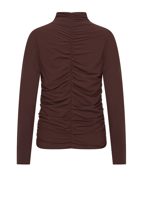 Mi Piaici Top Wrickle espresso - Afbeelding 2