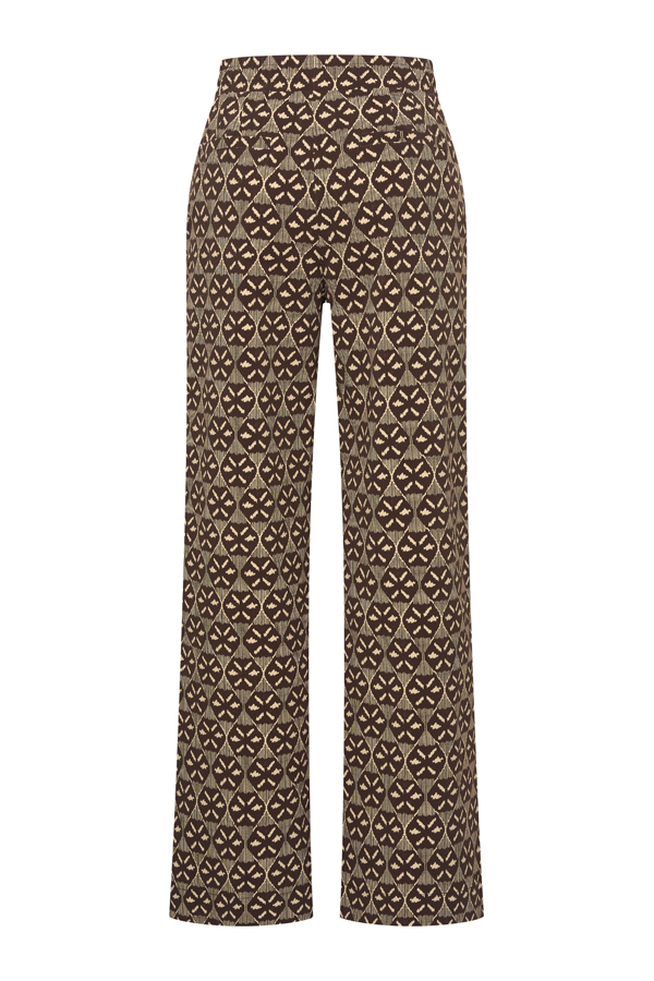 Mi Piaici Trouser Harvest Ikat print espresso - Afbeelding 3