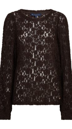 Red Button Top Lace espresso