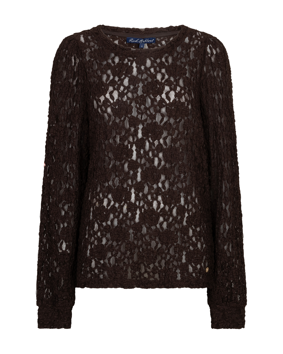 Red Button Top Lace espresso