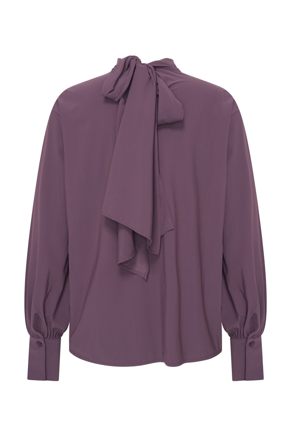 Mi Piaici Blouse Bow Plum Perfect - Afbeelding 2