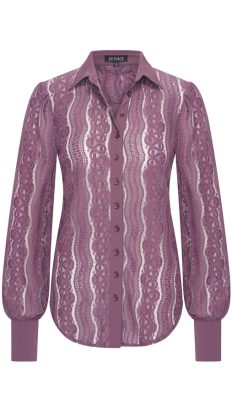 Mi Piaici Blouse Kant Plum Perfect