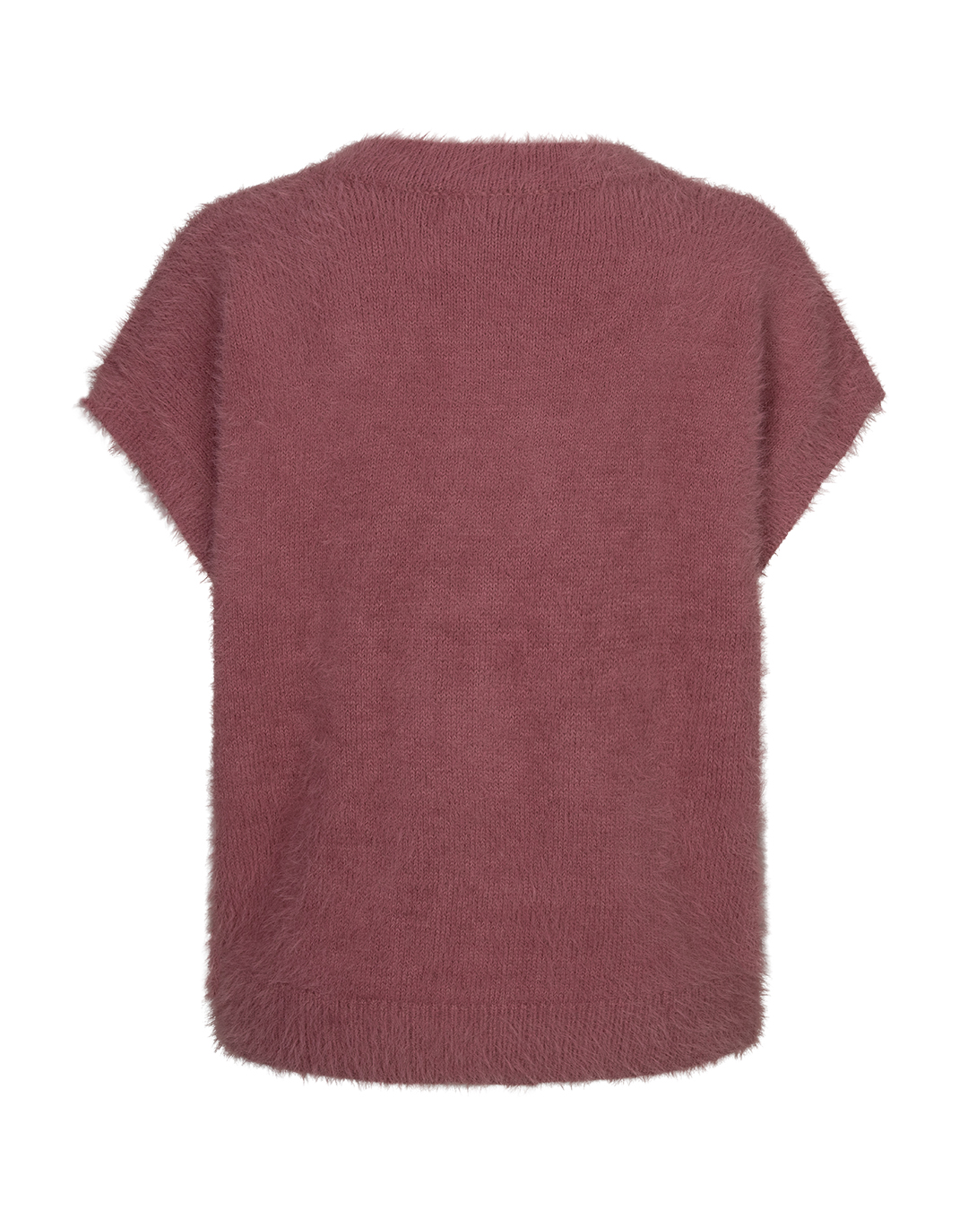 Red Button Sleeveless fuzzy mauve - Afbeelding 2