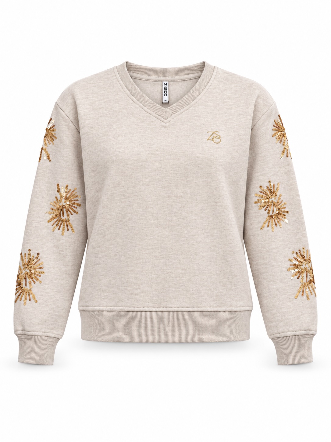 Zoso Goldy Sweater 265 Beige - Afbeelding 5
